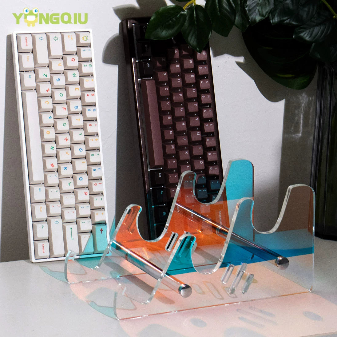 Keyboard Display Bracket Multi-layer Acrylic Transparent/colorful Keyboard Storage Rack