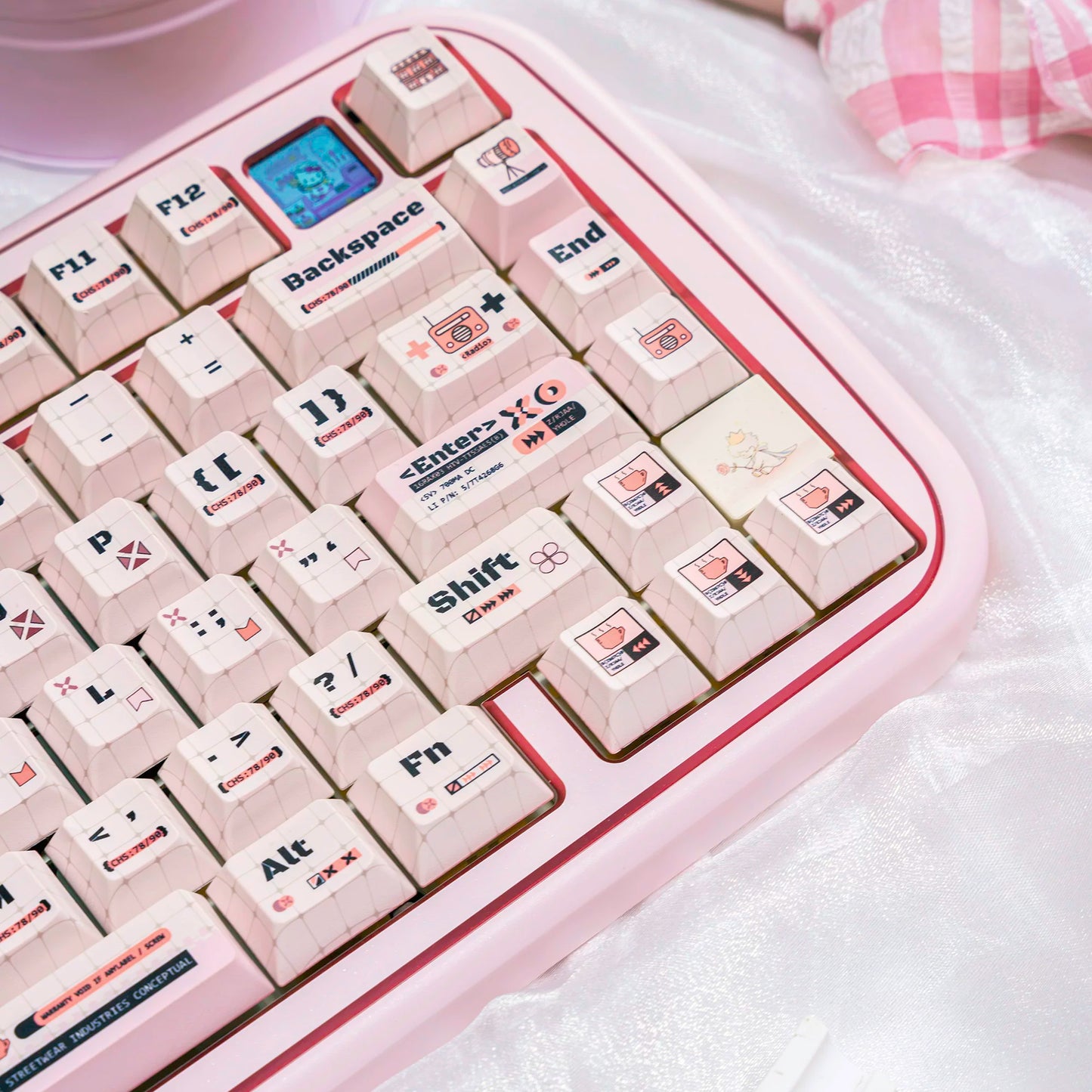 #0256 Cute Coder Keycap Cherry Profile Designed By URE（not including keyboard）