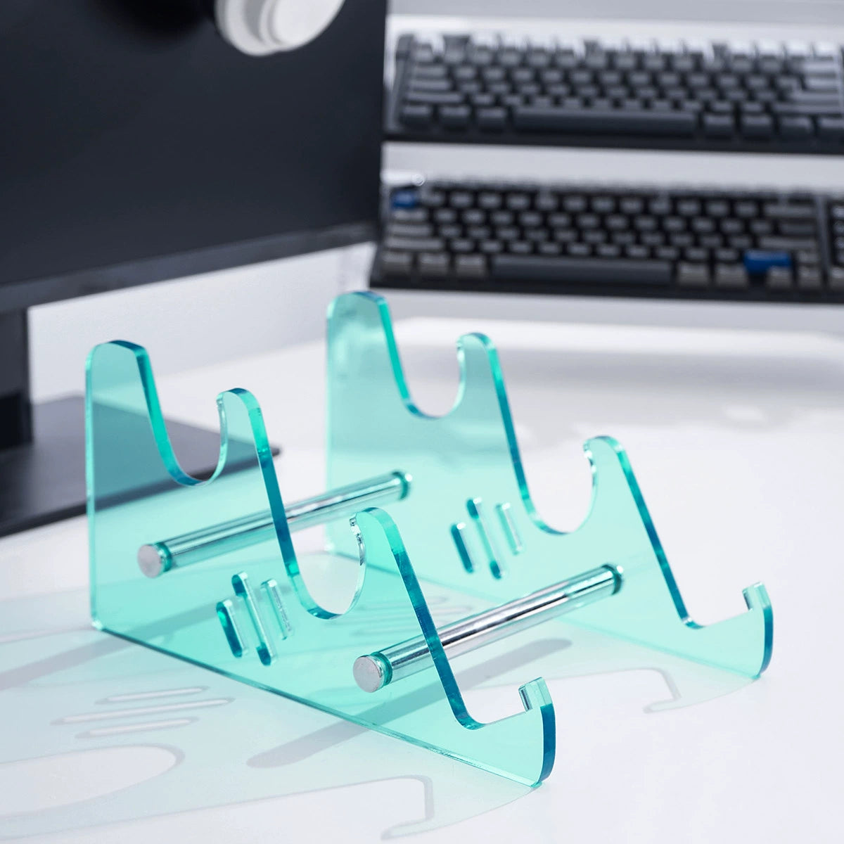 Keyboard Display Bracket Multi-layer Acrylic Transparent/colorful Keyboard Storage Rack