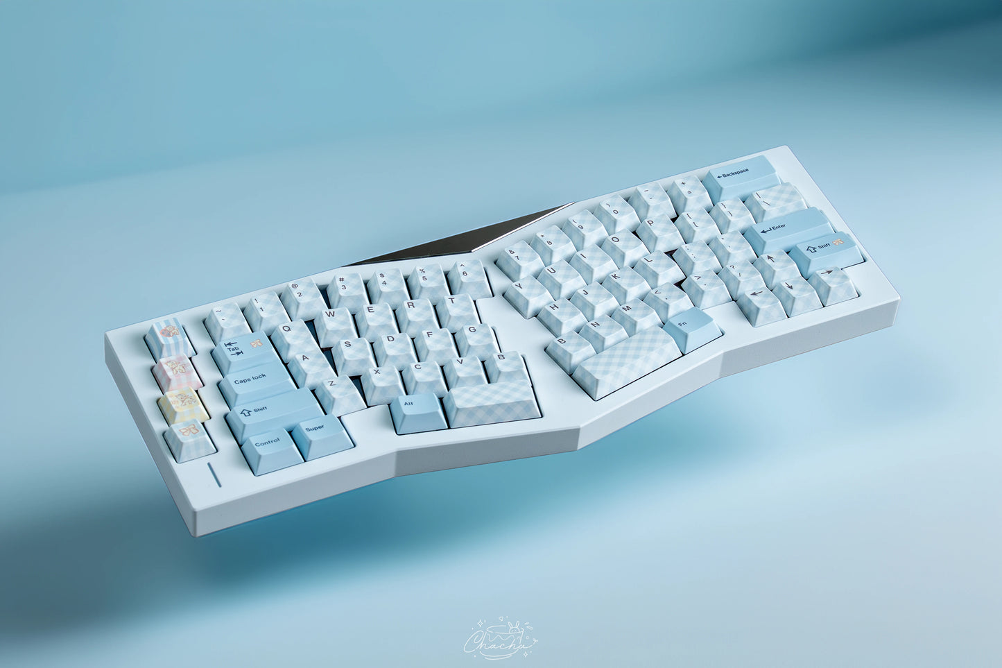 #0260 Pale Blue Pink Sweet Sheep Dream Cherry Profile Keycap Set Designed By Keyria Labs (not Including Keyboard)