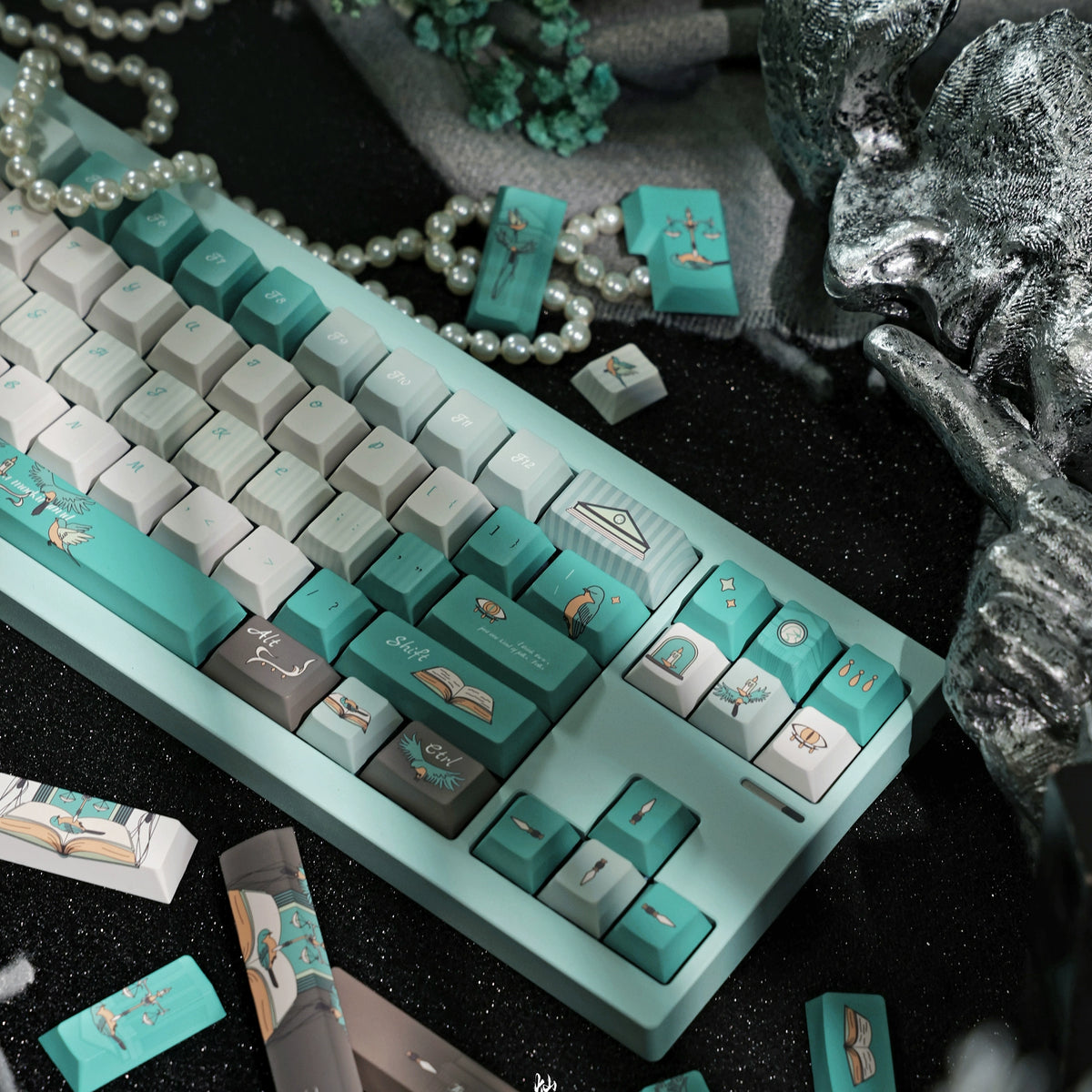 Robin Keycaps 143 Robin Lake Green Keycap 140-keys – STRAWBERRYJAM1986