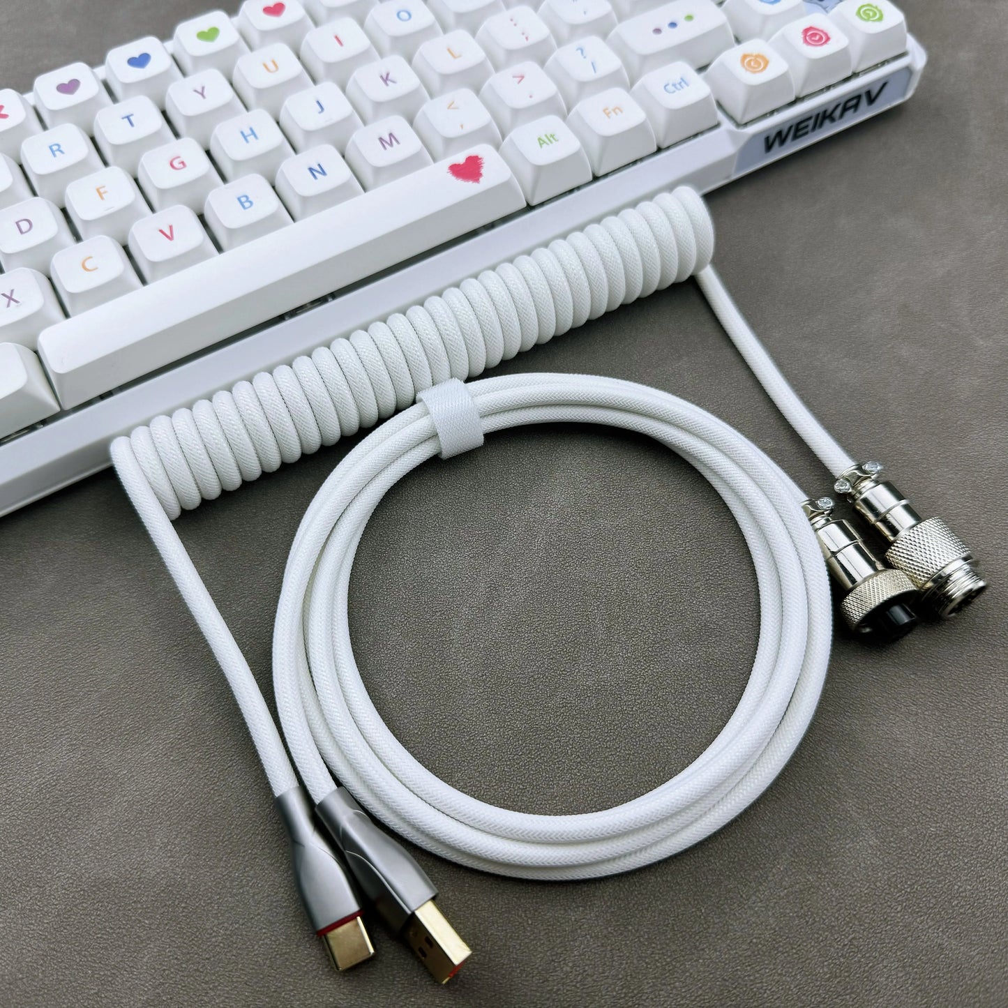 Stretchable Coiled Cable USB-C Type