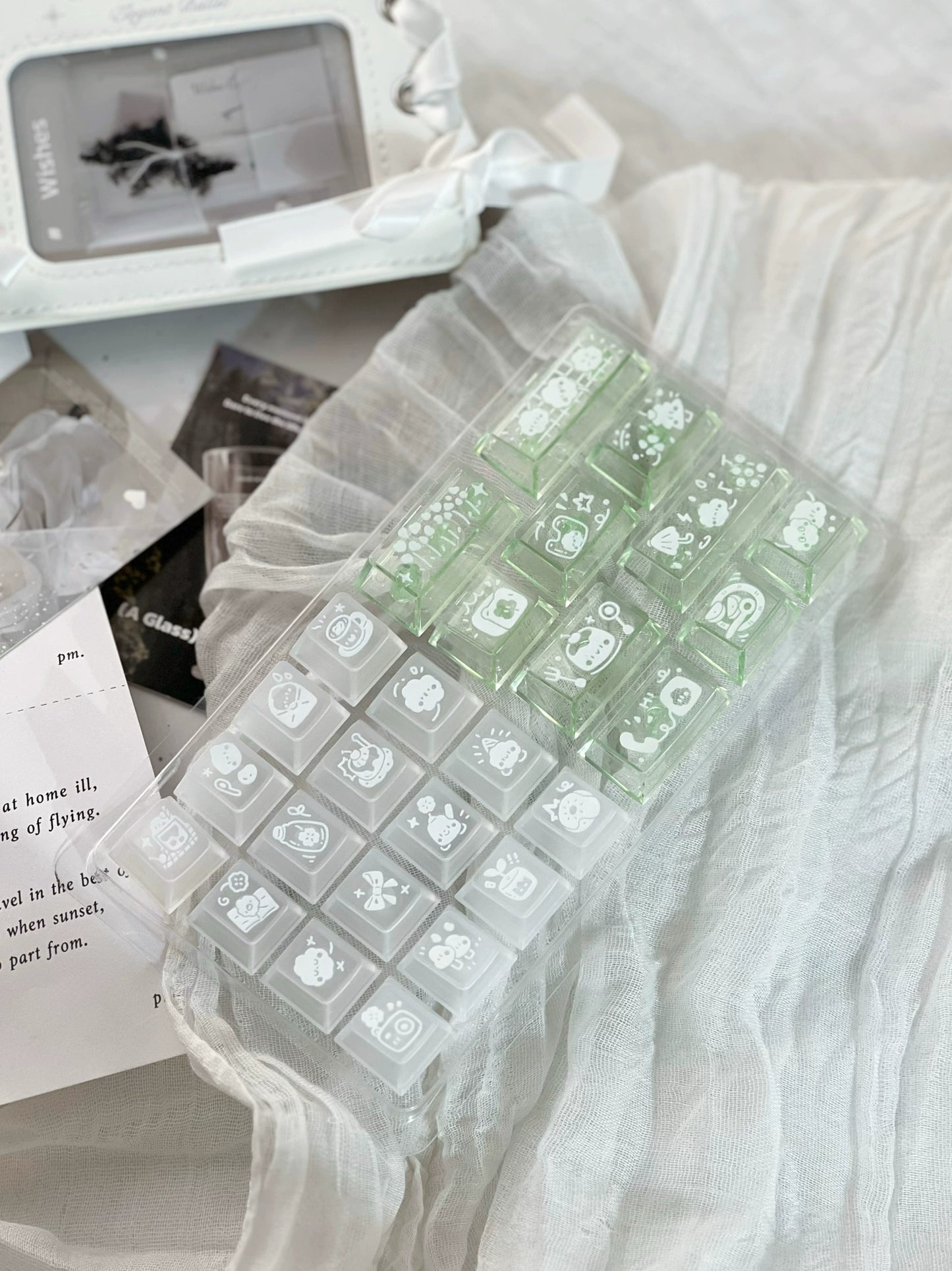 #0210 Forest Talk Fresh Pale Green Keycap (not including keyboard)
