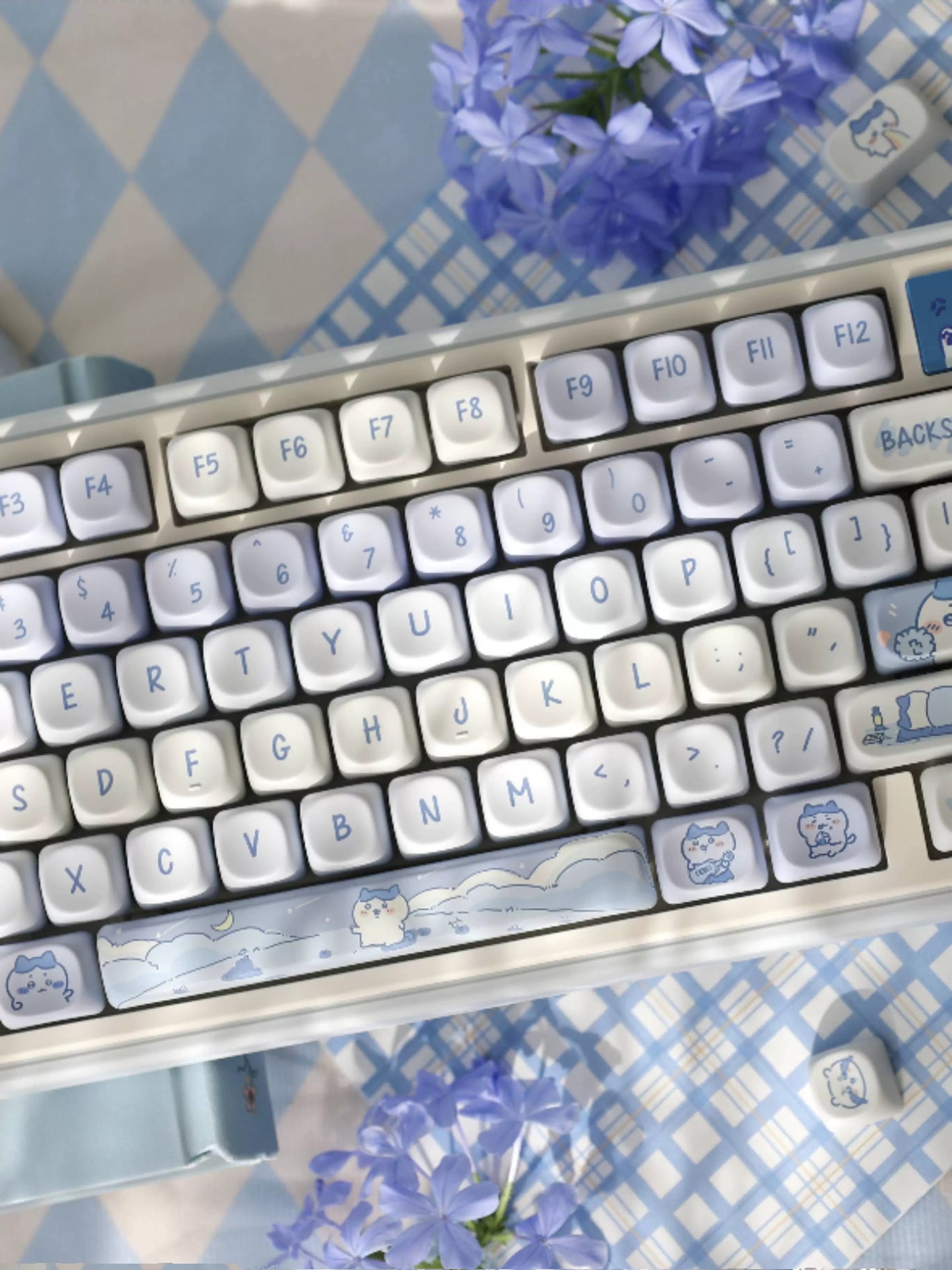 104 Meow Donalds Cute Pastel Keycaps