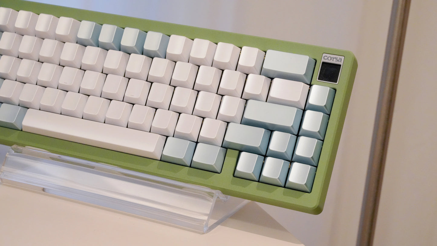 #0246 Pearl Tears Keycaps Cherry Profile Designed By Keyria Labs (not including keyboard)