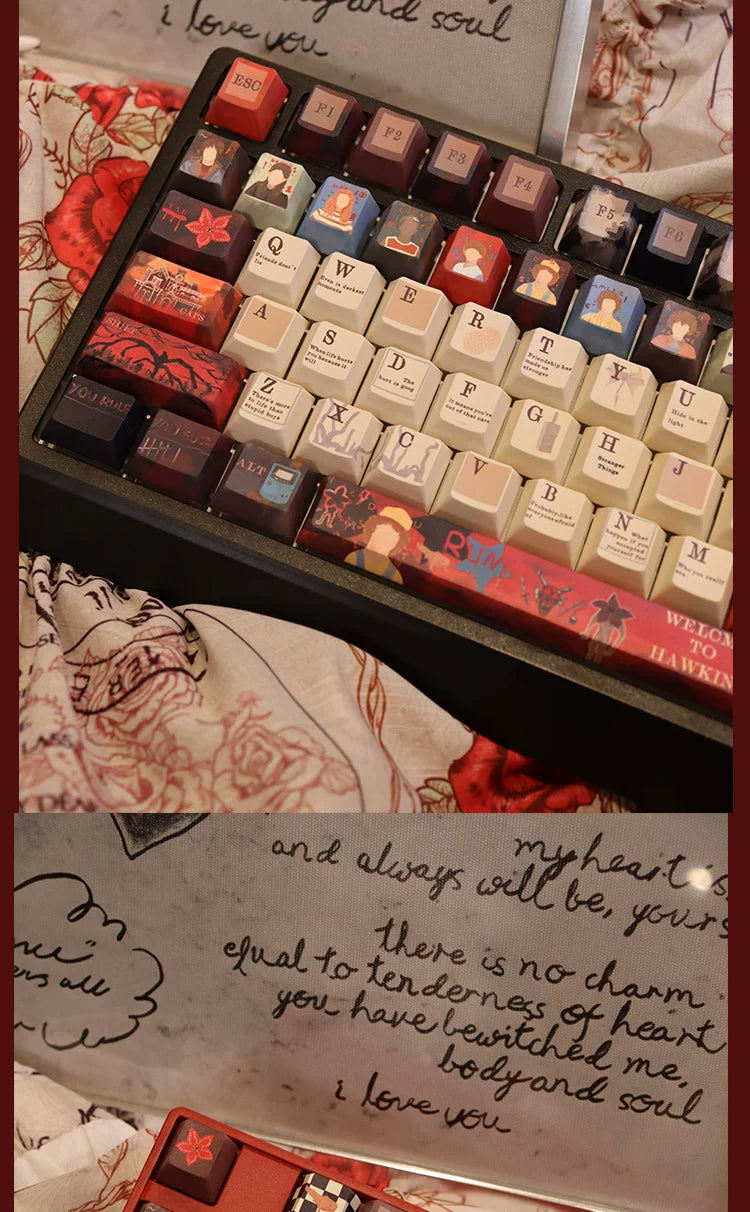 #0267 Stranger Things Keycap Cherry/MOA Profile (not Including Keyboard)