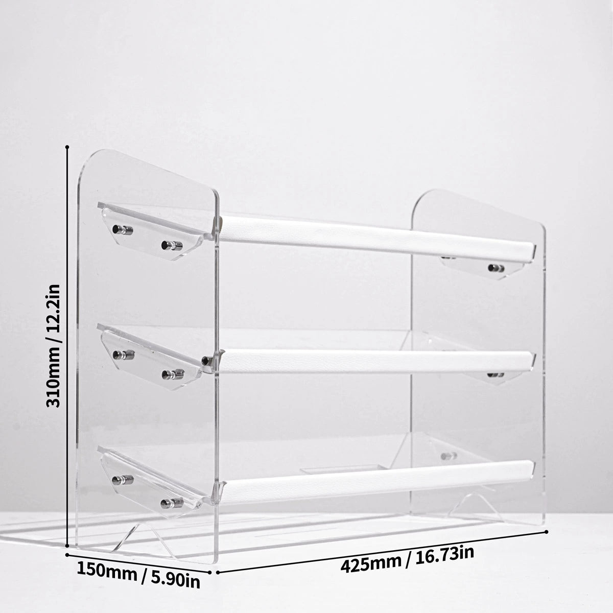 Mechanical Keyboard Organizer Tri-layer Acrylic Bracket Display Stand Desktop Storage Multi-layer Collection Rack