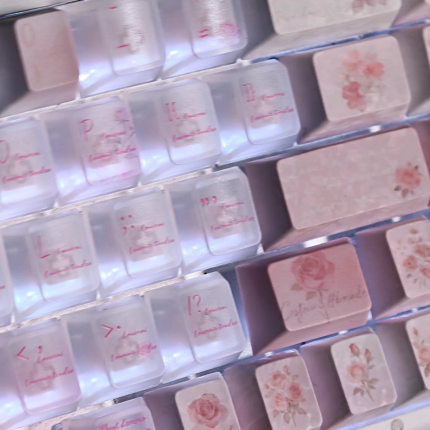 #0289 PINKROSE Misty Keycap Cherry Profile