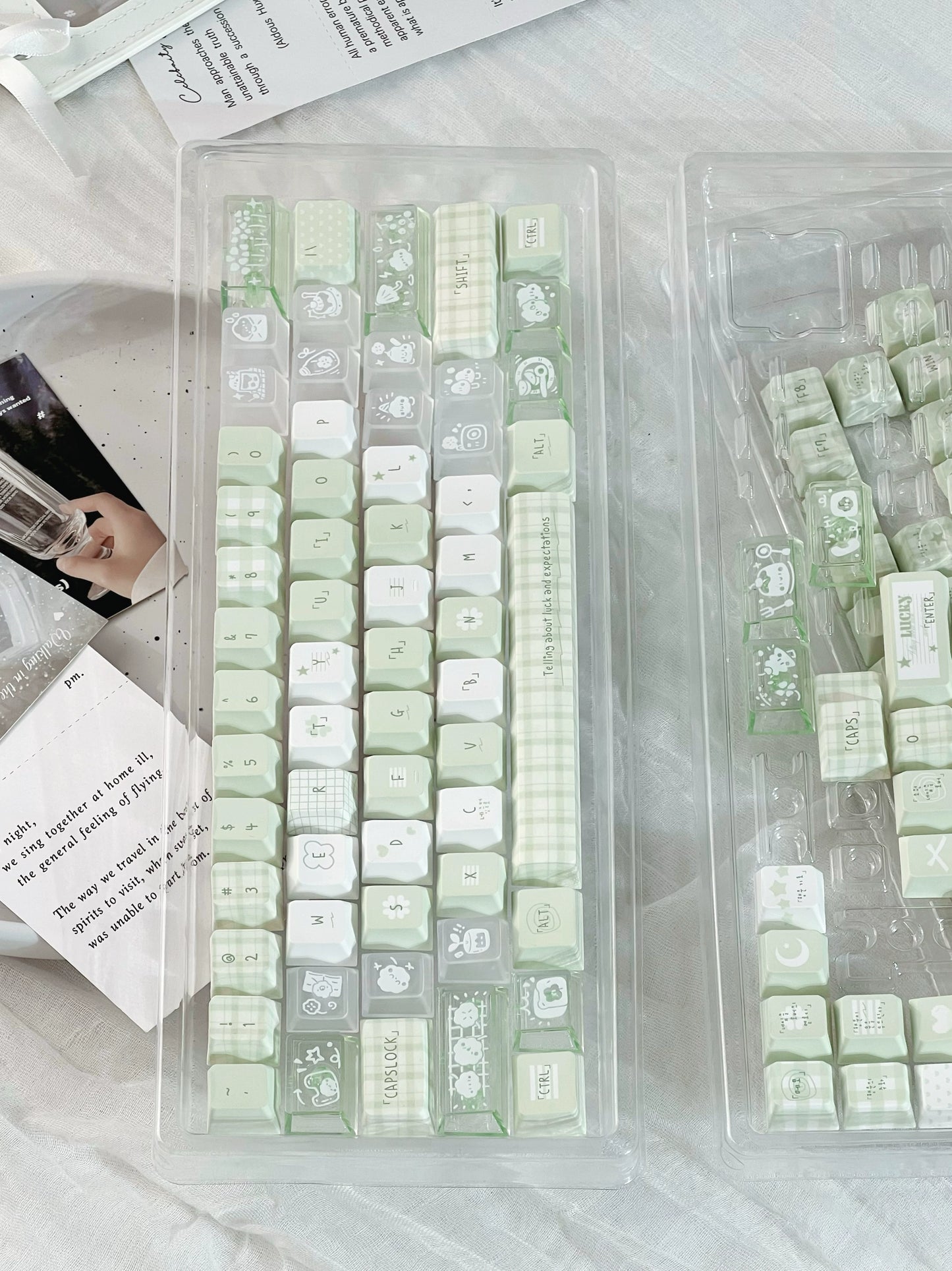 #0210 Forest Talk Fresh Pale Green Keycap (not including keyboard)
