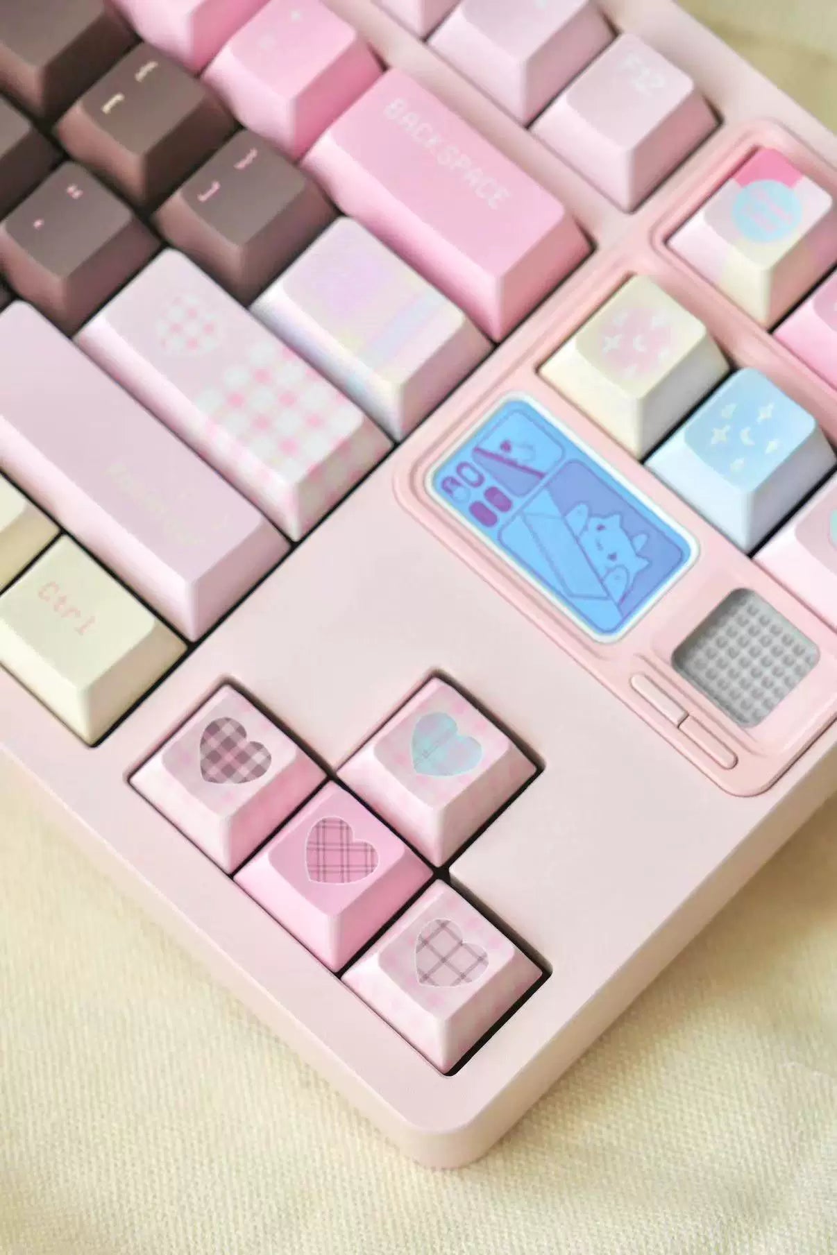 #0263 House of Dreams chocolate pink keycap cherry profile (not including keyboard)