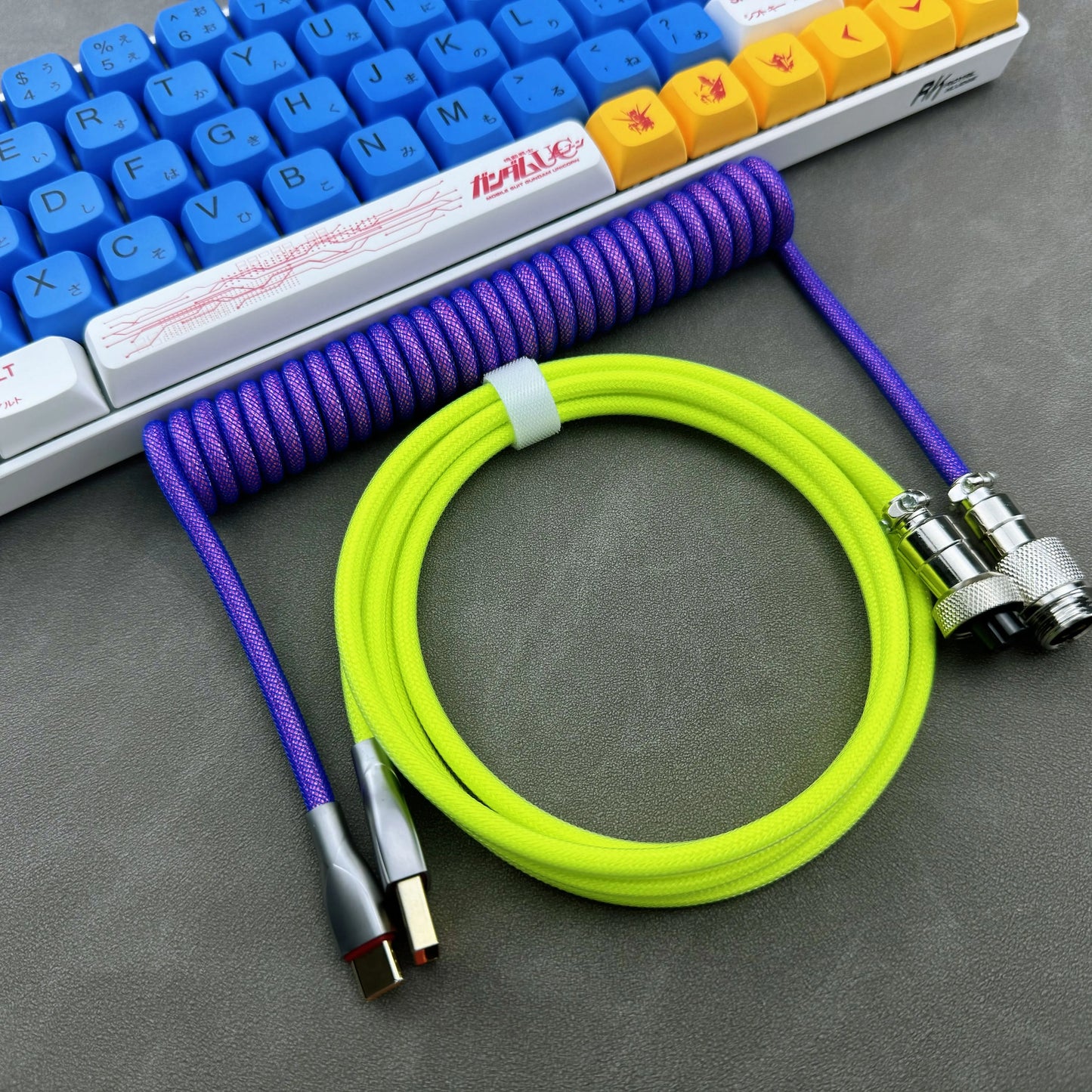 Stretchable Coiled Cable USB-C Type