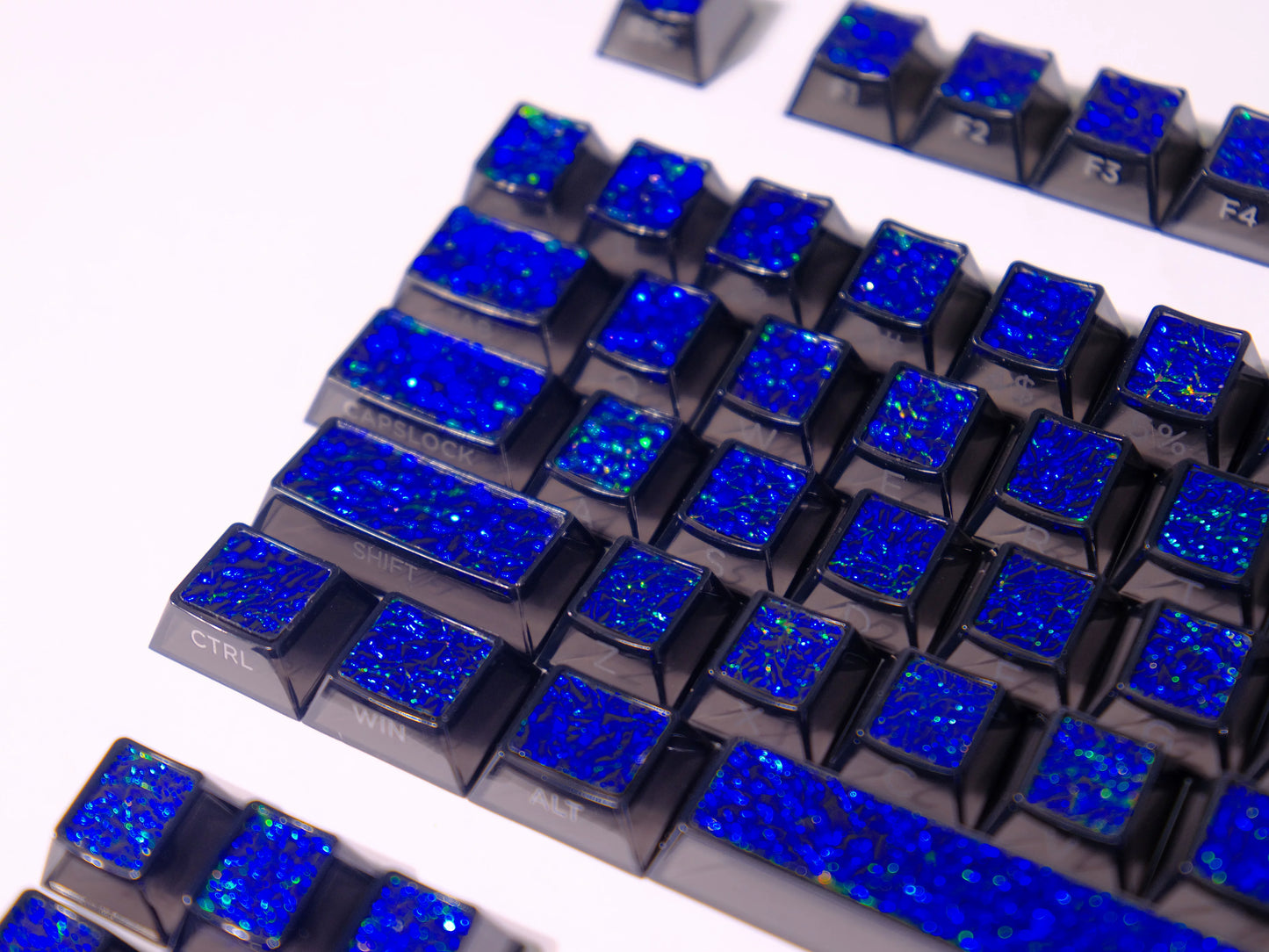 #0251Metal Paint Mixing Coated Keycap Cherry Profile (Not including keyboard)