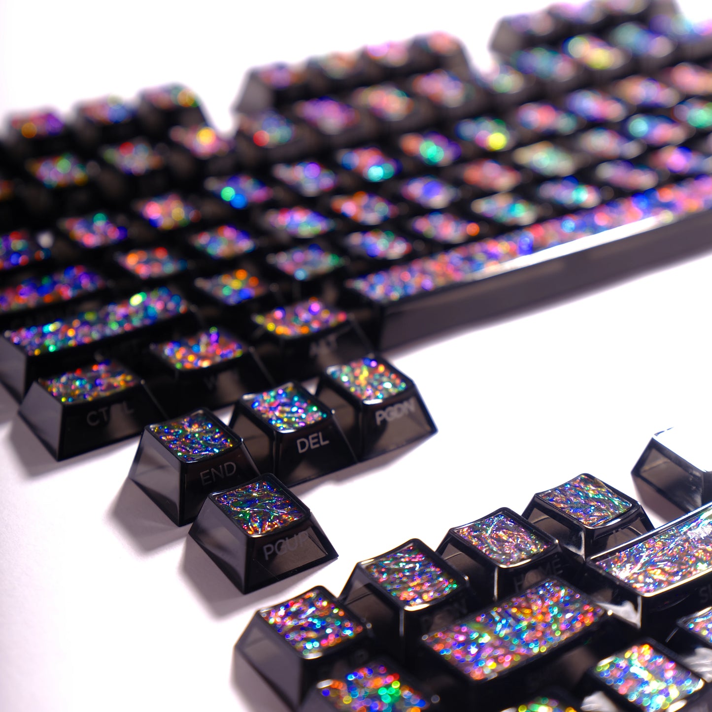 #0251Metal Paint Mixing Coated Keycap Cherry Profile (Not including keyboard)
