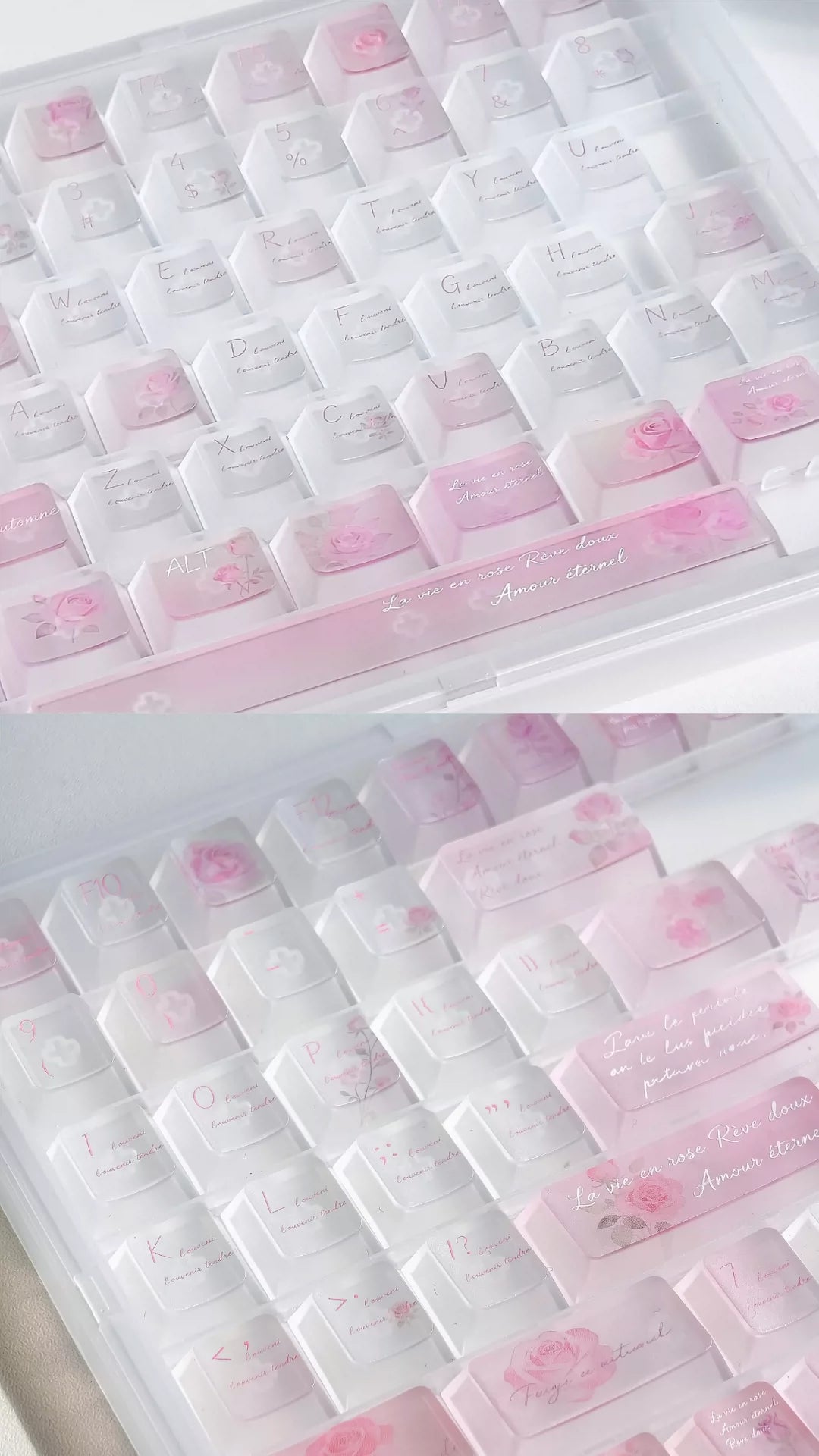 #0289 PINKROSE Misty Keycap Cherry Profile