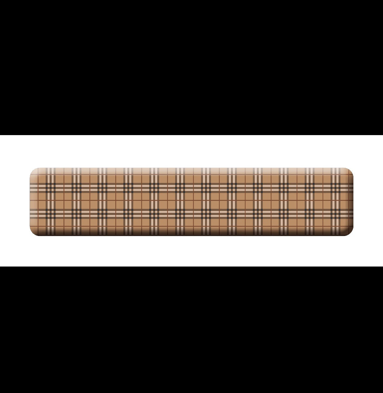 033 British Plaid Retro Brown Cherry Profile Keycaps