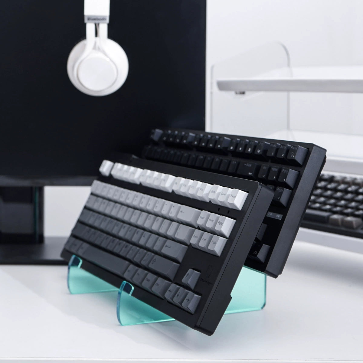 Keyboard Display Bracket Multi-layer Acrylic Transparent/colorful Keyboard Storage Rack