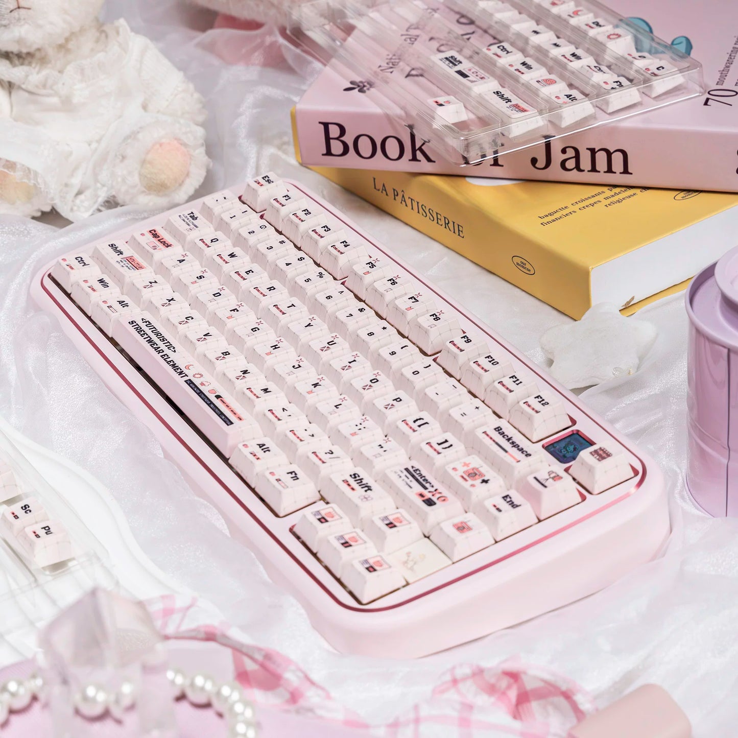 #0256 Cute Coder Keycap Cherry Profile Designed By URE（not including keyboard）
