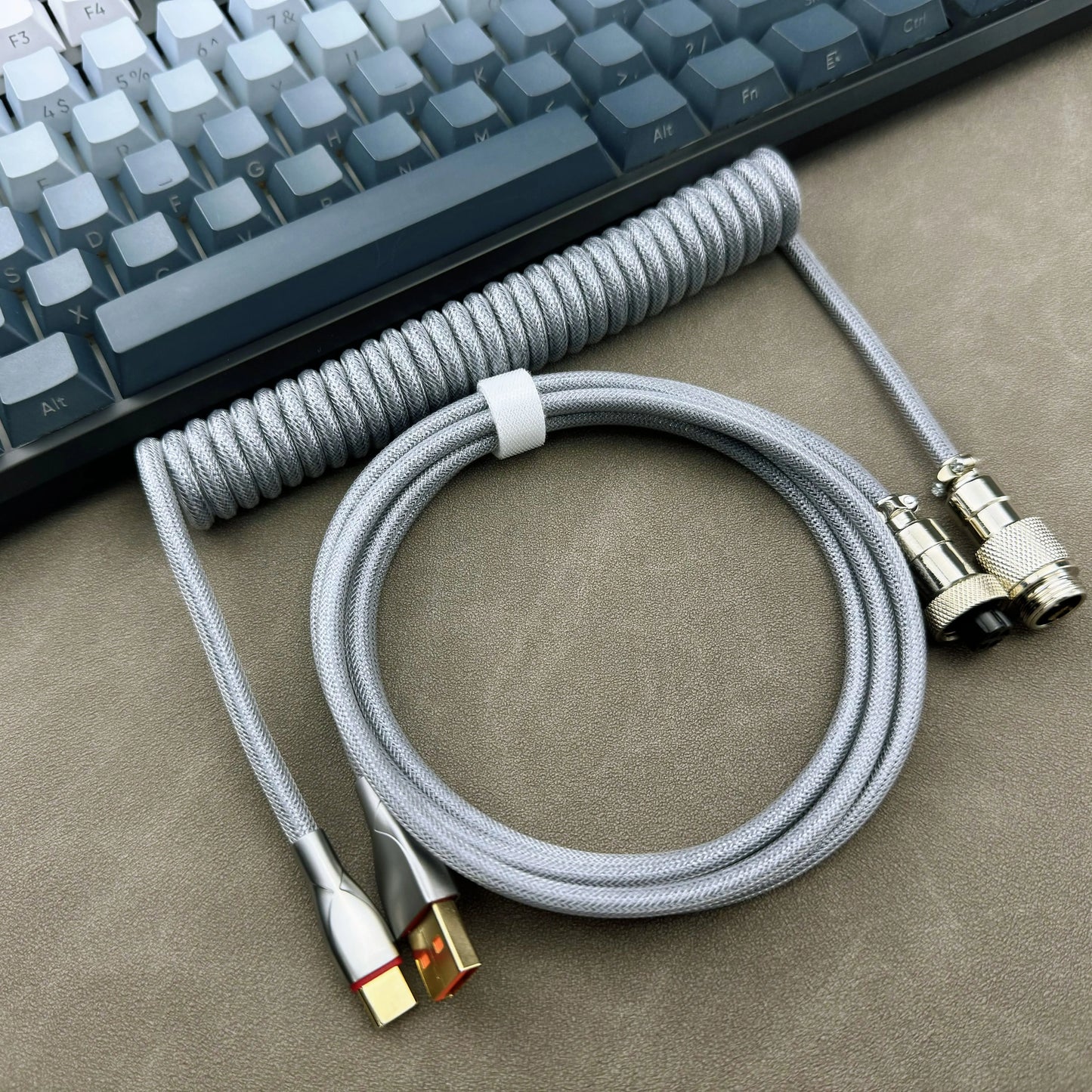 Stretchable Coiled Cable USB-C Type