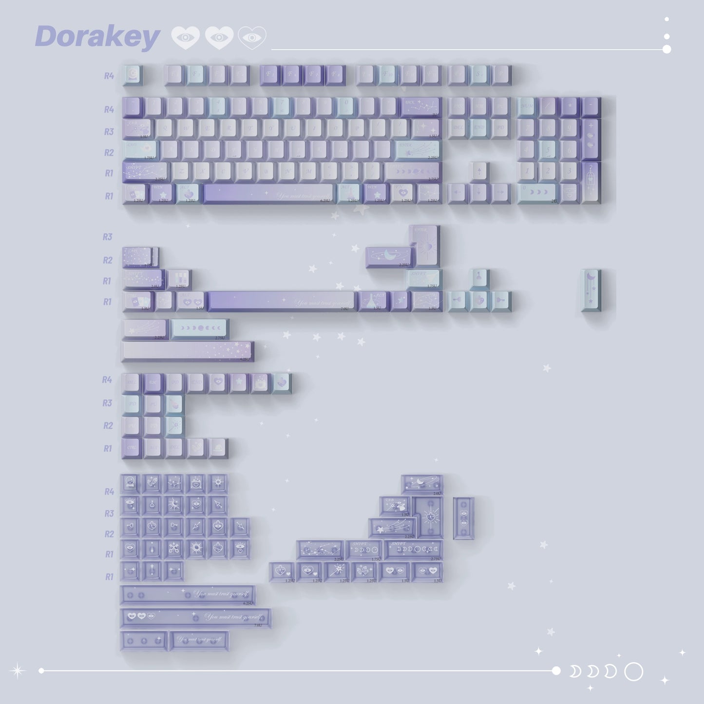 #0221 Purple Crystal Magic Lab Keycap Designed By Dorakey