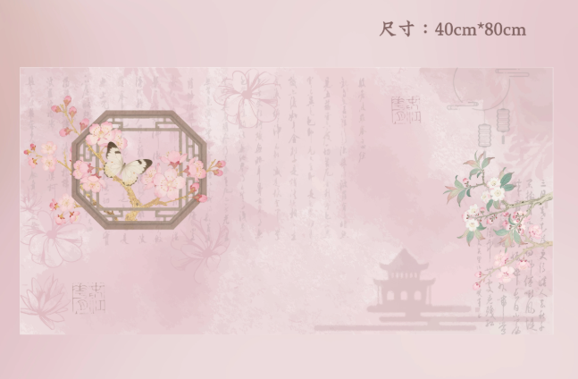 #0264 Begonia Sleepless Keycap Pink Green + Fog Transparent Pc Cherry Profile Designed By Miller