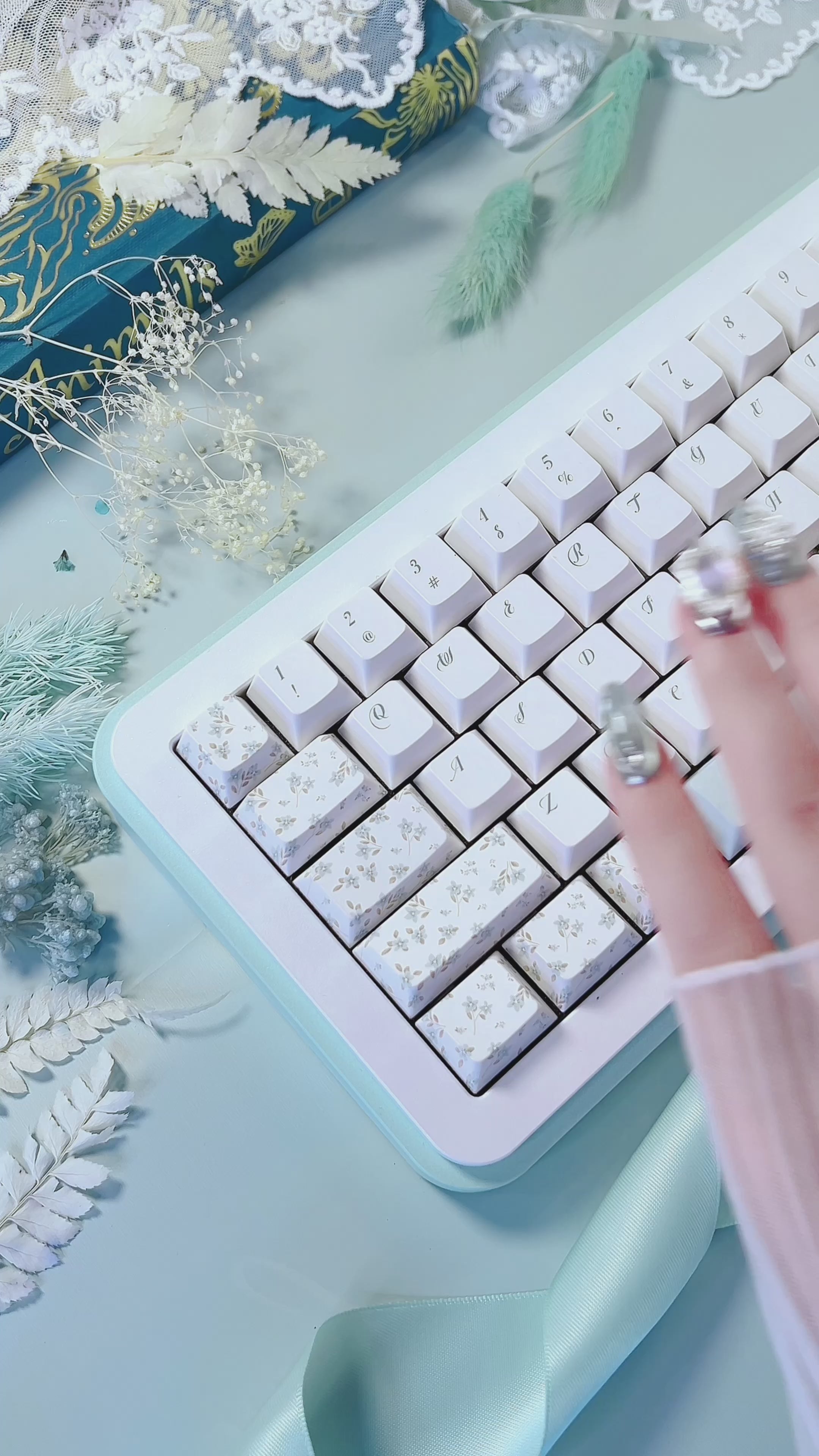 PREORDER Prebuilt Bow65 Mint Green Floral Aluminum Customized