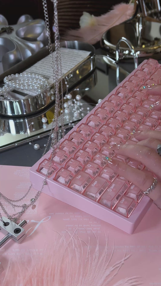 Unboxing Sample For Sales ONLY 1 Instock Pink Irok Mg75 Pro Aluminum Magnetic Mechanical Keyboard Gaming 0.005mm 8k Polling Rate Rapid Trigger Rgb Hotswap Gamer Keyboard