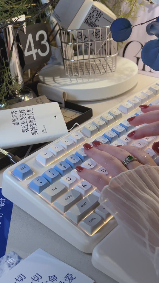 Unboxing Sample For Sales ONLY 1 Instock Fully Prebuilt Su Dongpo Tri-Mode Wireless Mechanical Keyboard With Wristrest Set